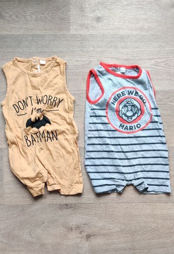 Bodies short Batman Mario kart 6 mois