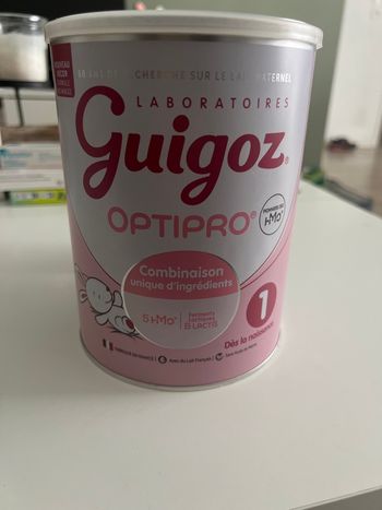 Lait infantile guigoz optipro 1 