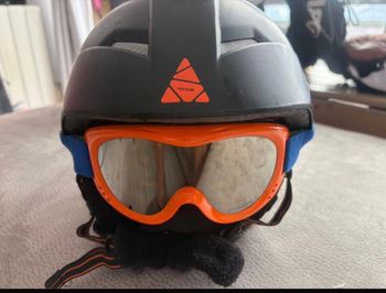 Casque ski enfant avec masque 