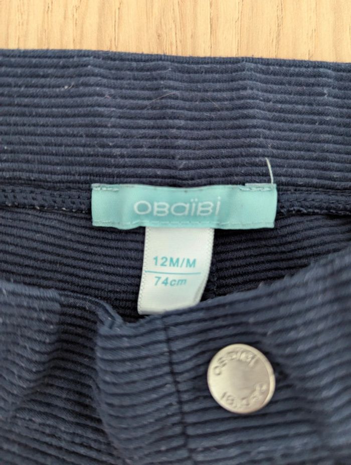 Pantalon bleu, 12 mois Okaïdi - photo numéro 3