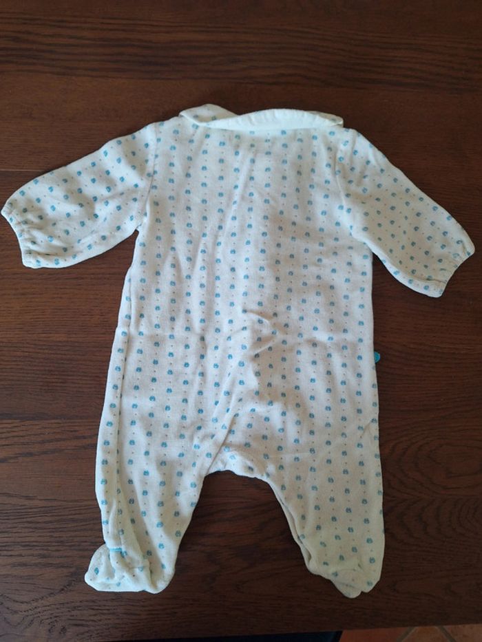 Pyjama Velours Hibou 3 Mois - photo numéro 2