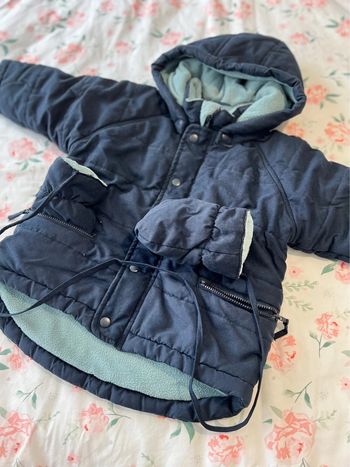 Manteau polaire avec gants 18 mois