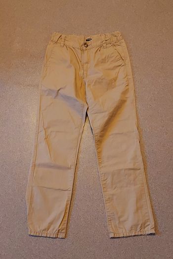 Pantalon toile beige