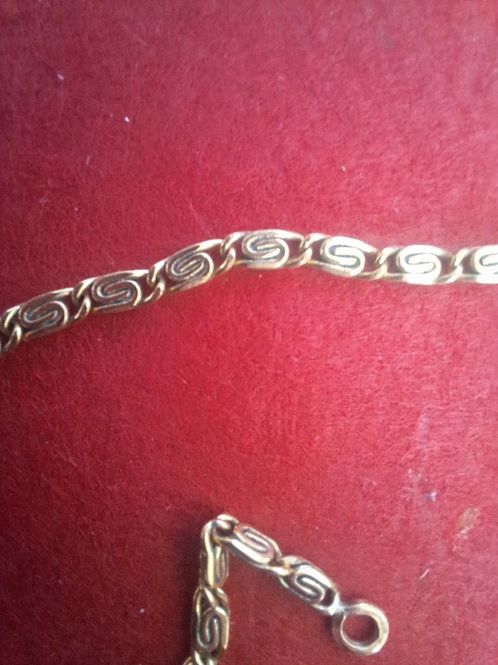 Chaine en or lamine 72 cm - photo numéro 3