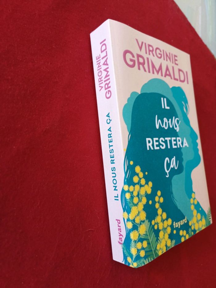 Il nous restera que ça " Virginie Grimaldi " Fayard - photo numéro 2