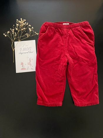 Pantalon velours 9M