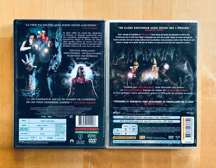 Lot 2 DVD The Descent 1 et 2. - photo numéro 3