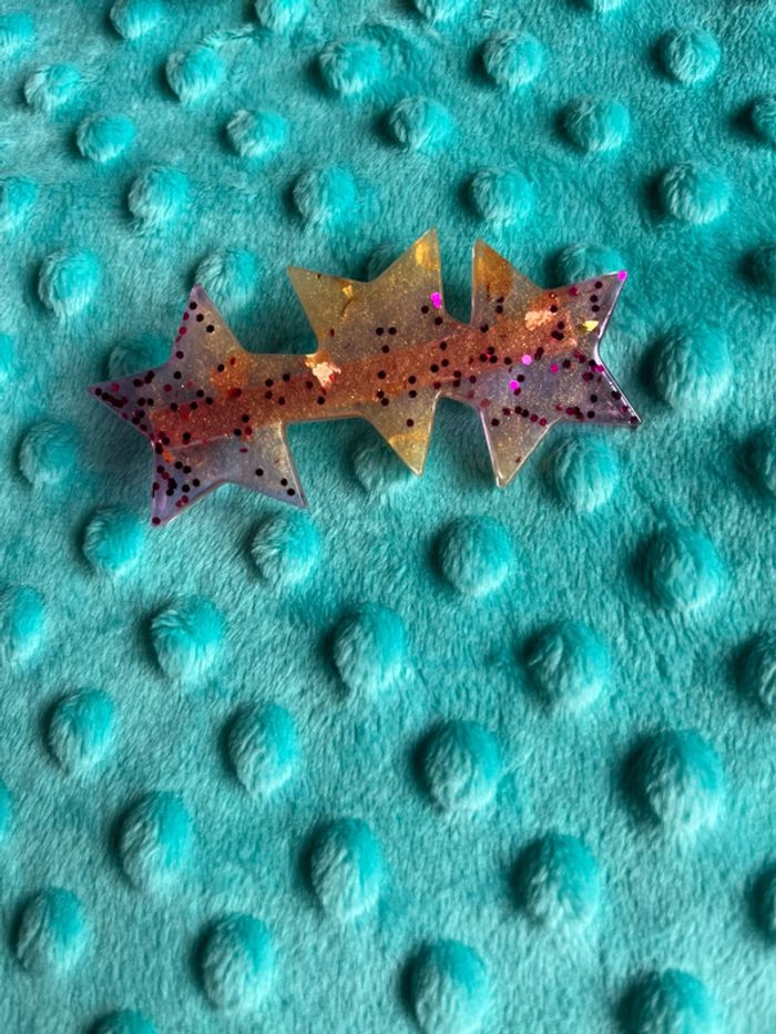 Barrette en résine epoxy neuve - photo numéro 5