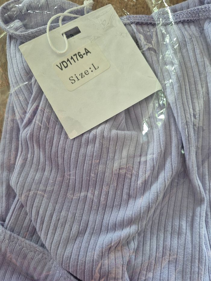 Tee-shirt Femme Lila Manches Courtes Taille L/40 - photo numéro 3