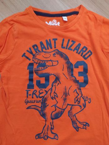 T-shirt manches longues Palomino 5 ans T-Rex orange