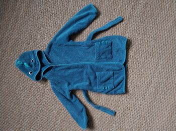 🦖 Peignoir dinosaure Vertbaudet – Bleu – 6 ans / 116 cm