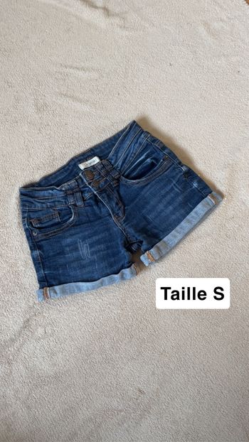 Short en jean femme 36
