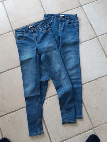 2 jeans slim gemo 12 ans