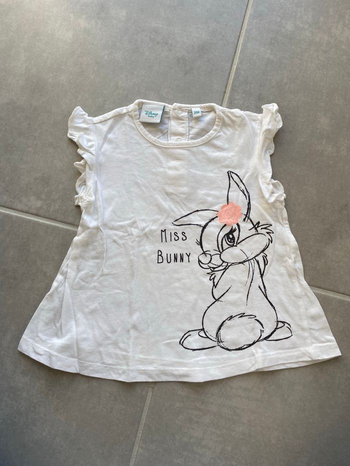 Tee shirt Miss Bunny Pan Pan Neuf 24 mois - photo numéro 2