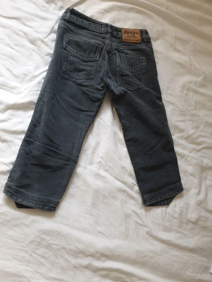 Pantacourt femme gris marque School Rag taille 26 - photo numéro 3