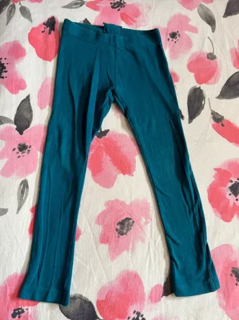 Legging long bleu canard