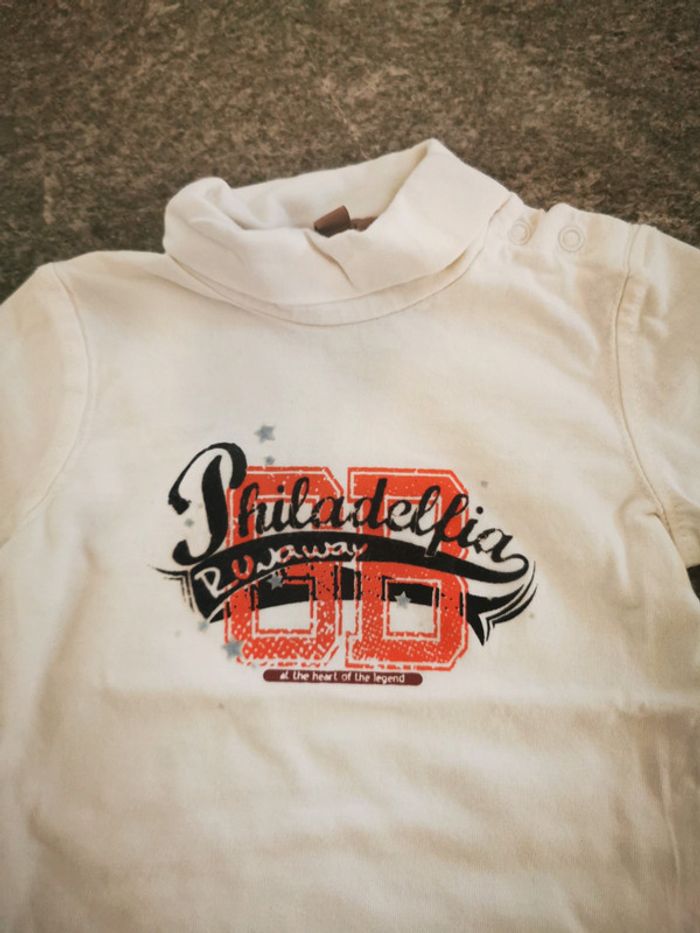 T-shirt à manches longues bébé 6 mois neuf - photo numéro 2