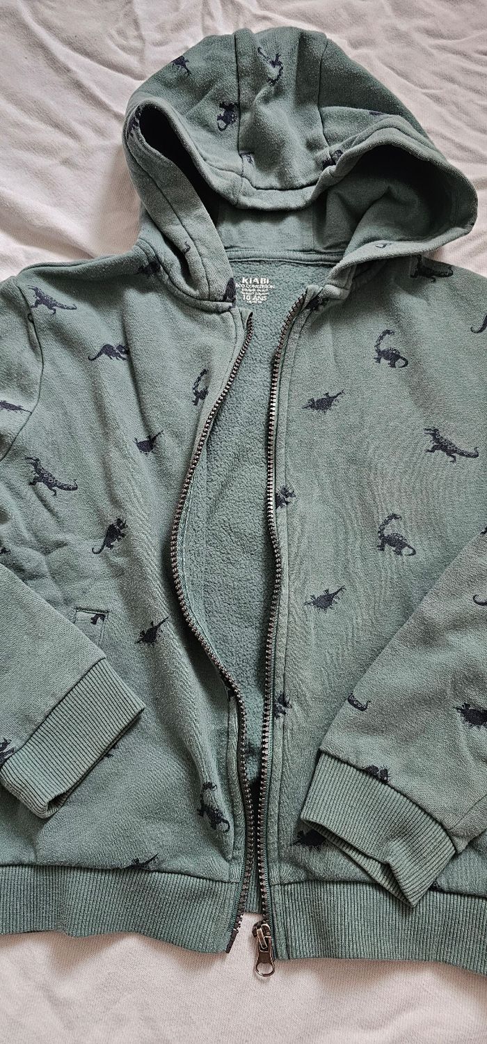 Gilet zippé enfant de la marque kiabi taille 10 ans - photo numéro 7