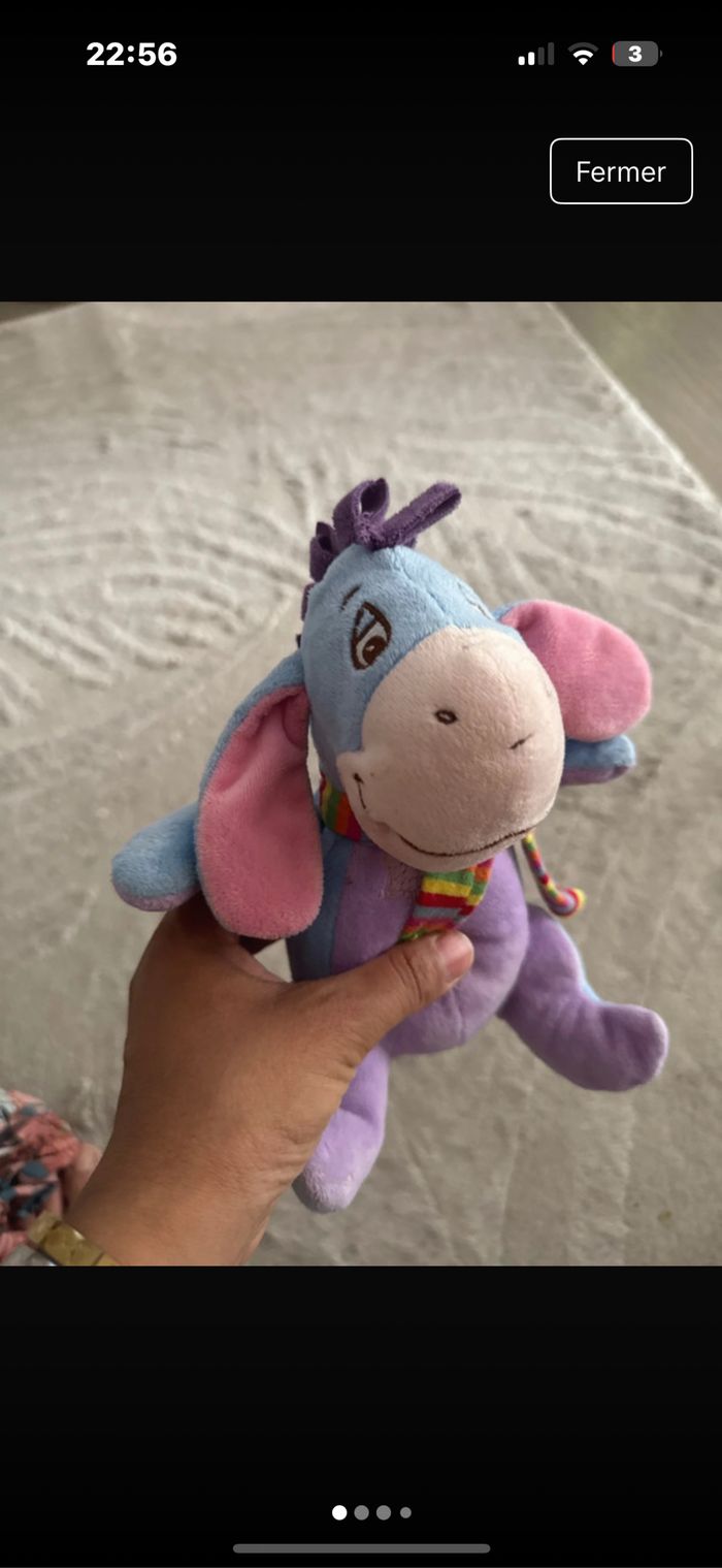Peluche bourriquet