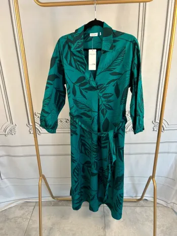 Robe longue verte et noir Gerry Weber 44 neuve
