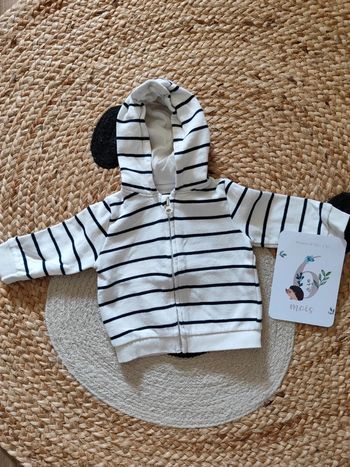 Sweat à capuche zippé