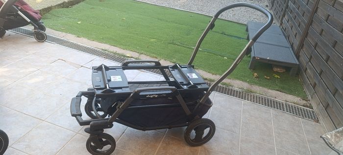 Poussette triple peg Perego+ chassis double - photo numéro 8
