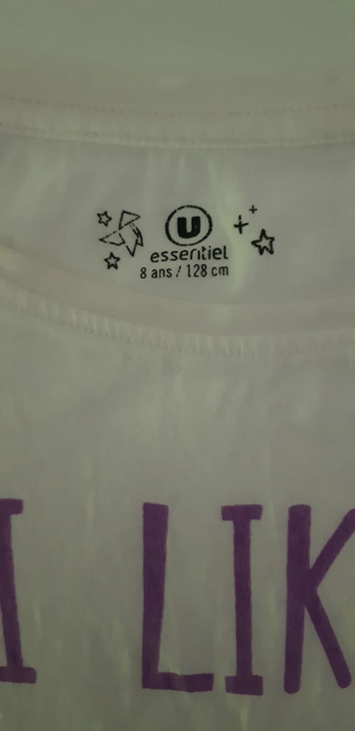 T-shirt manches courtes fille 8 ans - photo numéro 4
