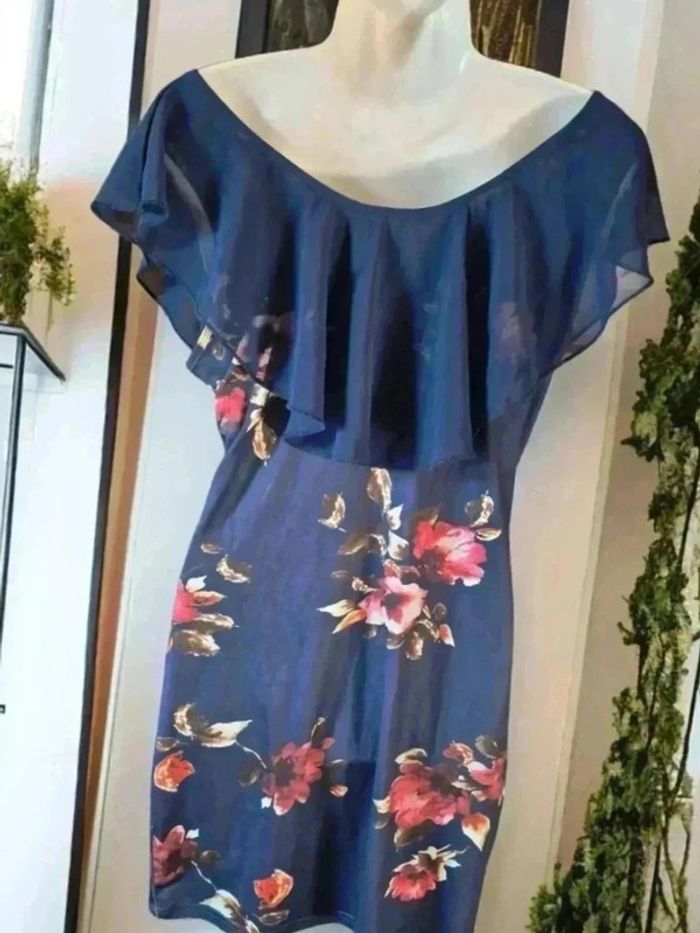 Robe courte bleu m  🌹 M 🌹 - photo numéro 2
