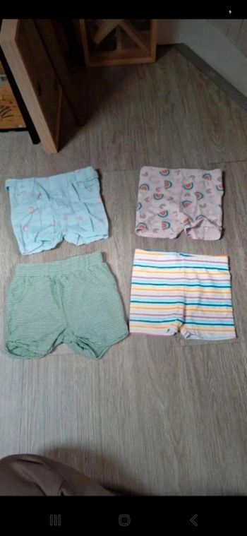Lot de shorts Zeeman 6mois 68cm 👻