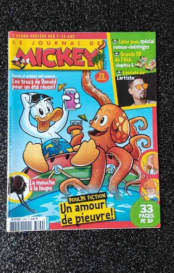 Lot journal de Mickey les 2 pour 1€