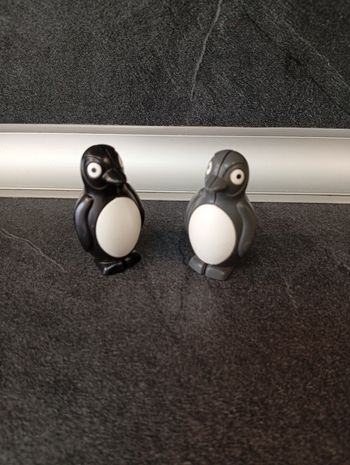 Lot pingouins noir et gris playmobil 123 junior