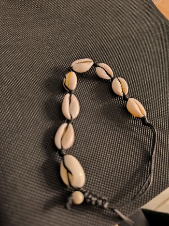 Bracelet coquillage noir