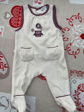 Pyjama manche courte velours