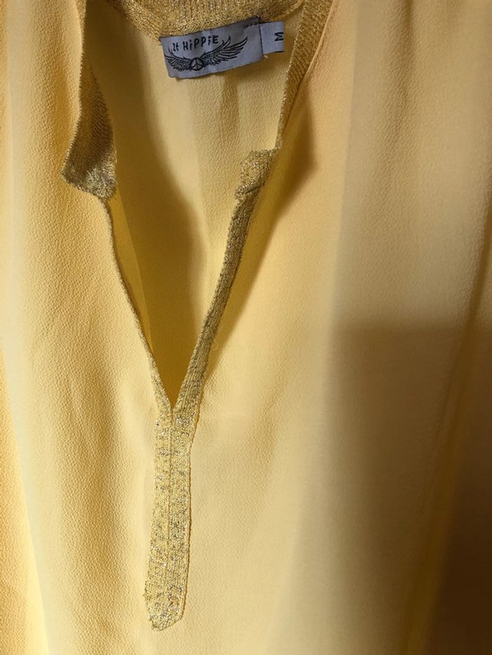 Haut jaune It Hippie taille M - photo numéro 2