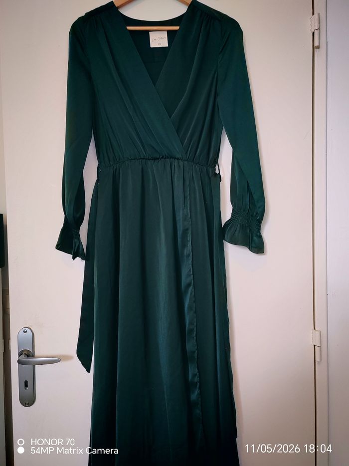 Robe longue satinée - photo numéro 5