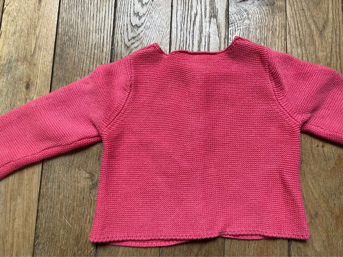 Gilet rose Jacadi 12 mois - photo numéro 4