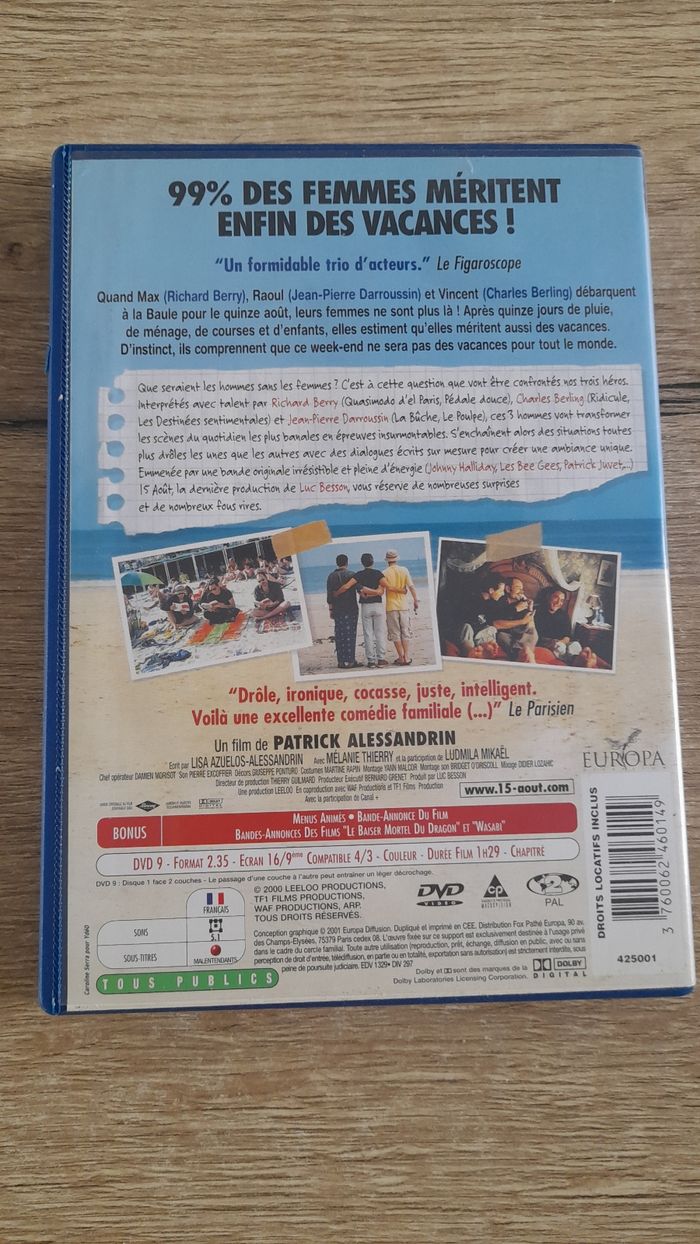 DVD " 15 août " - photo numéro 2