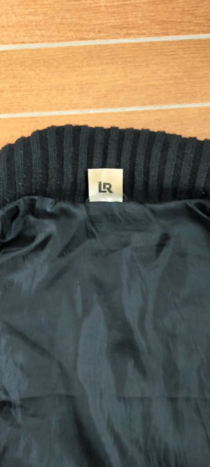 blouson femme en croute de porc et manche en laine Marque LR - photo numéro 4
