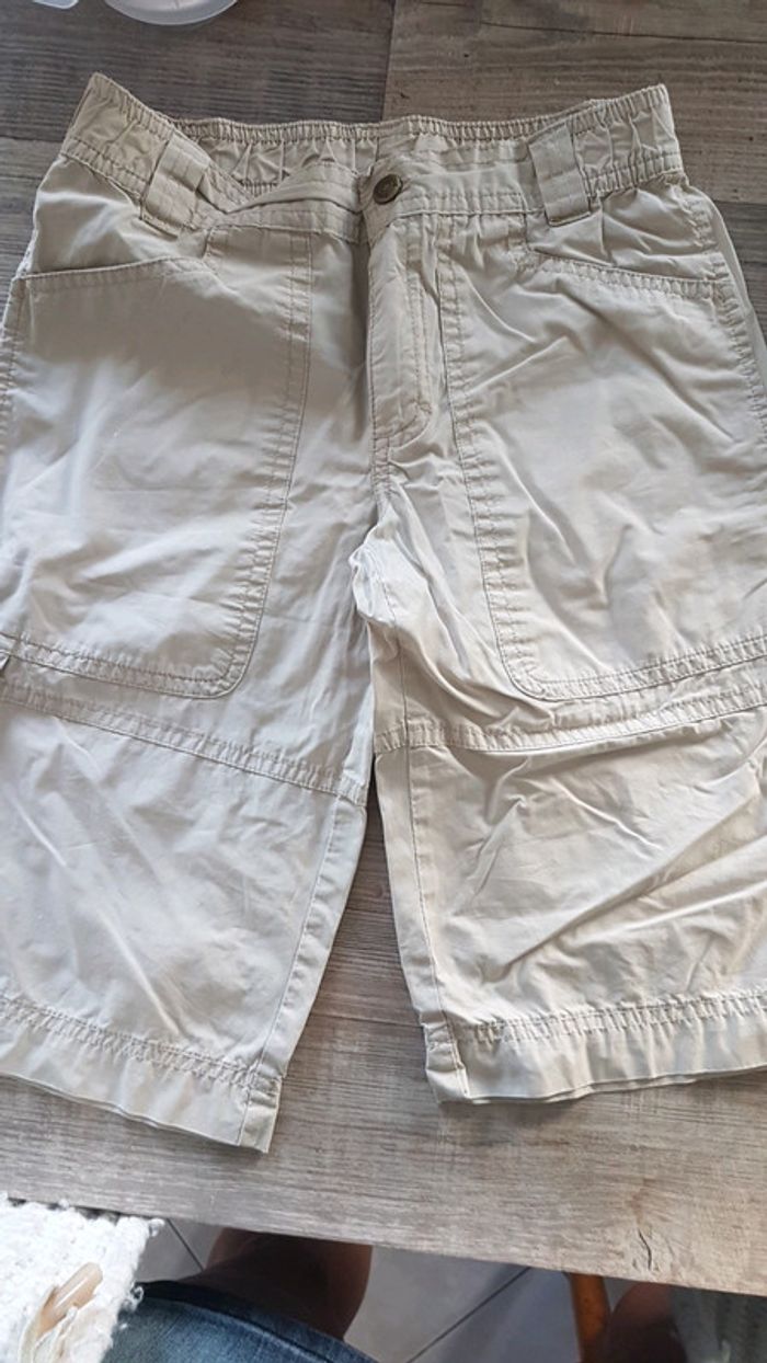 Lot short et pantacourt beige sergent major - photo numéro 2