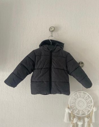 doudoune grise avec capuche In Extenso  18 mois
