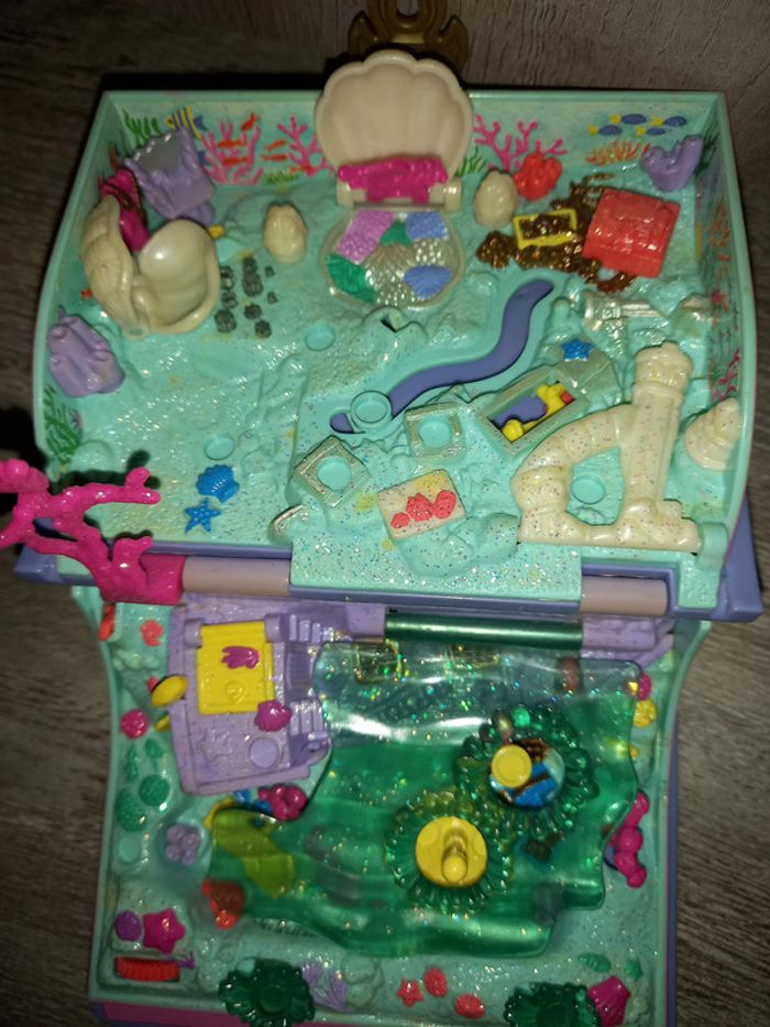 livre polly pocket sparkling mermaid adventure 1995 - photo numéro 3