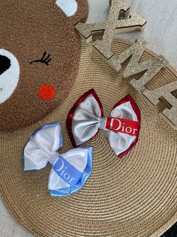 Noeud cheveux barrette pince