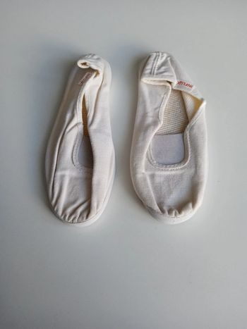 Chaussons de gym blanc T 30