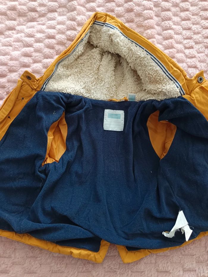 Caban fourré obaibi 12m tbe - photo numéro 3