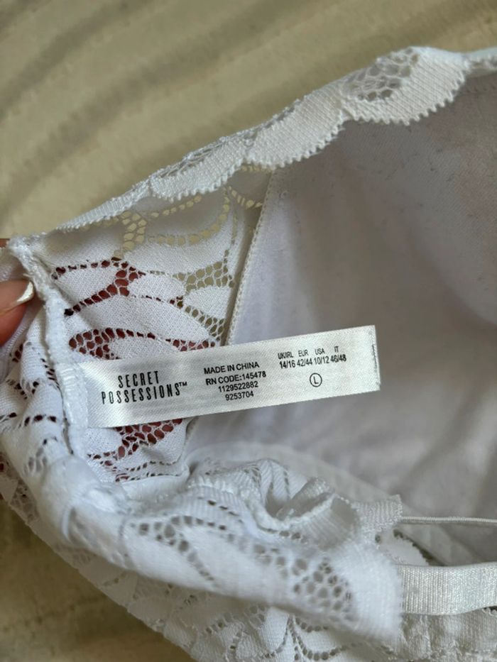 Soutien-gorge / brassière sans armatures blanc - photo numéro 4