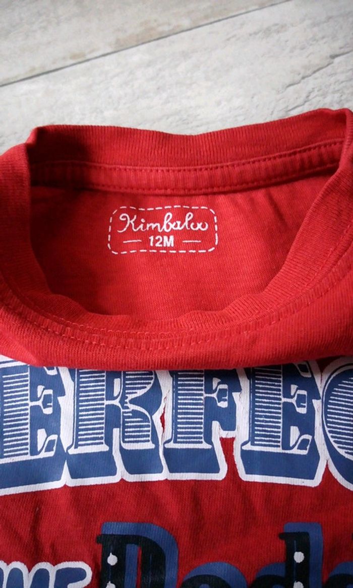 Tee shirt rouge - photo numéro 3