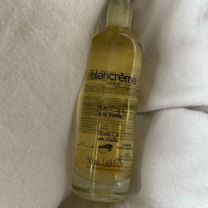Huile corps à la vanille Blancrème