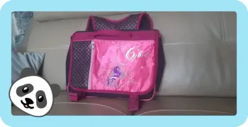 Cartable / sac d'école "cybel" cheval/ licorne
