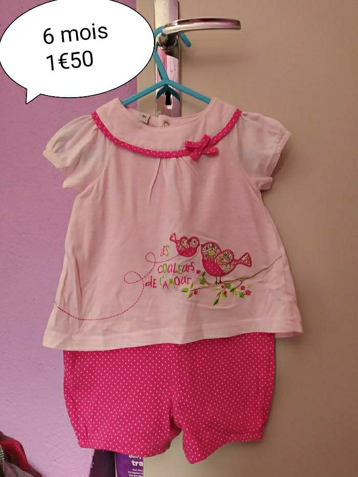 Combishort Taille 6 mois