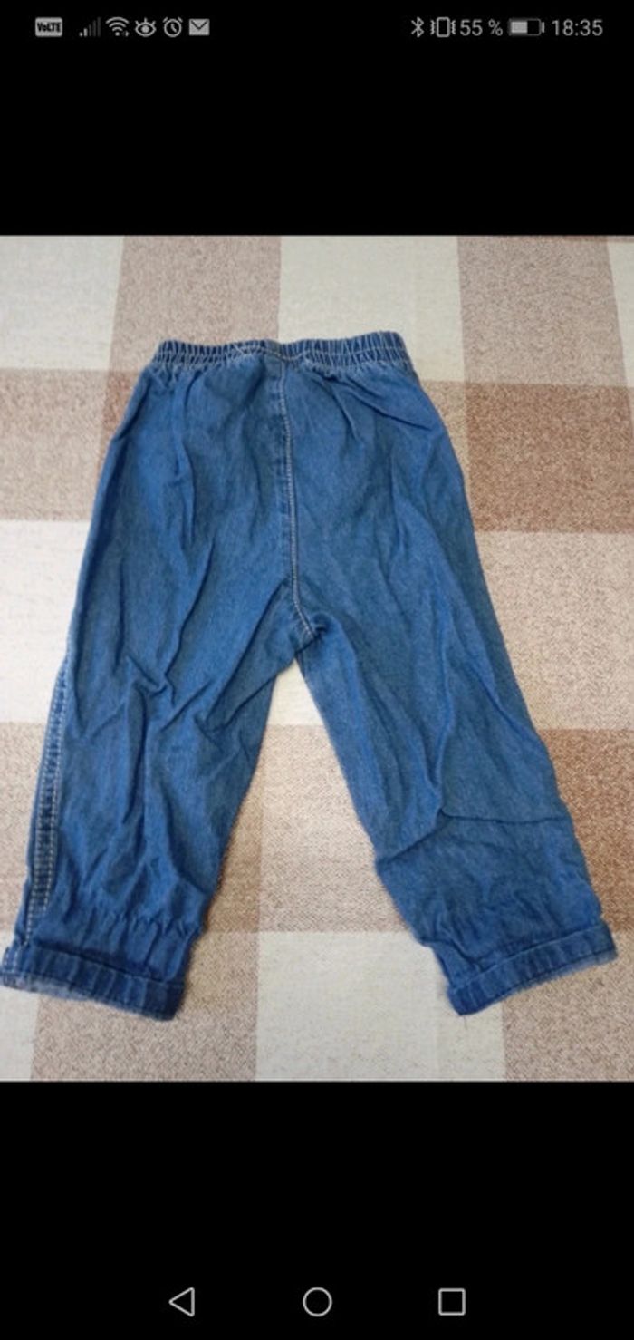 Jean 6 mois léger bleu - photo numéro 3